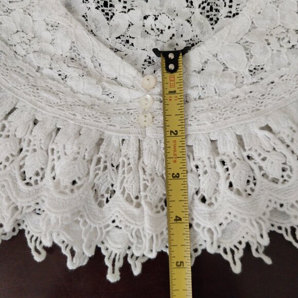 April Cornell Vintage Victorian Style Lace White Dutch Collar New With Tags - Picture 12 of 14